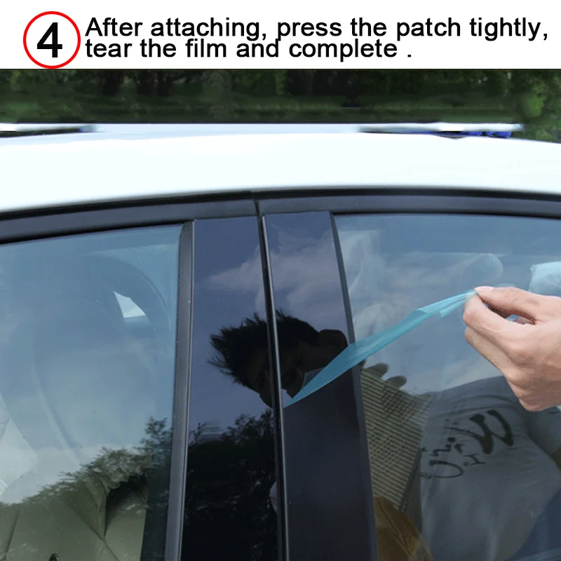 

Black Car Window B-pillars Decorative Sticker Fit For Subaru XV/Forester/New Forester Car Styling Trim Accessories