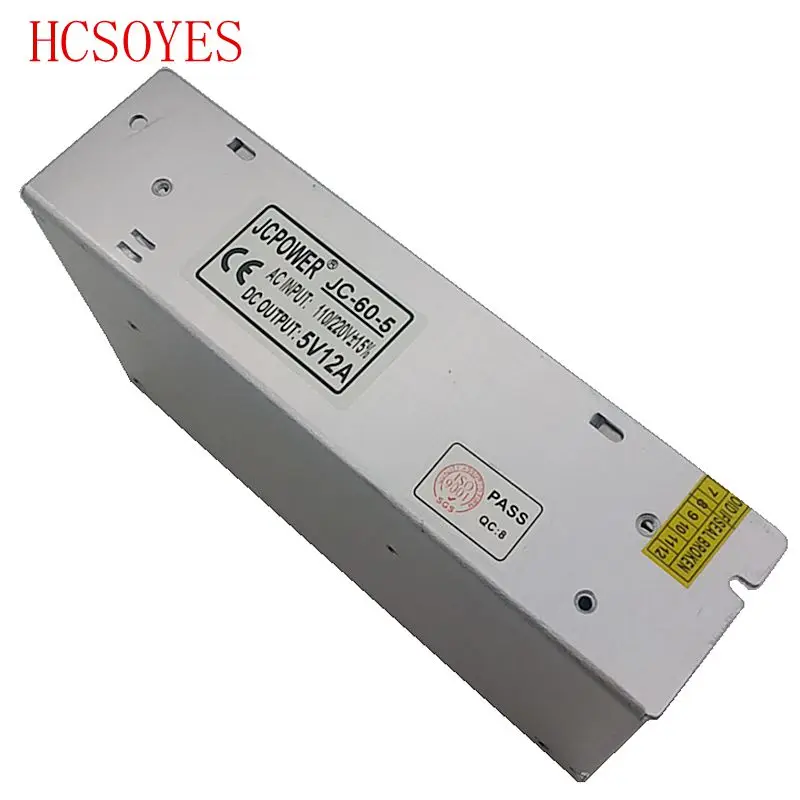Светодиодный блок питания для трансформаторов WS2812B WS2801 APA102 8806 1 шт. 5 В