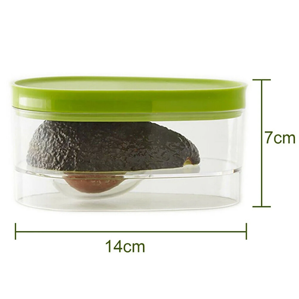 Compact Plastic Home Reusable Practical Kitchen Fruits Containers Crisper Vegetable Non Toxic Avocado Savers Food Storage Box