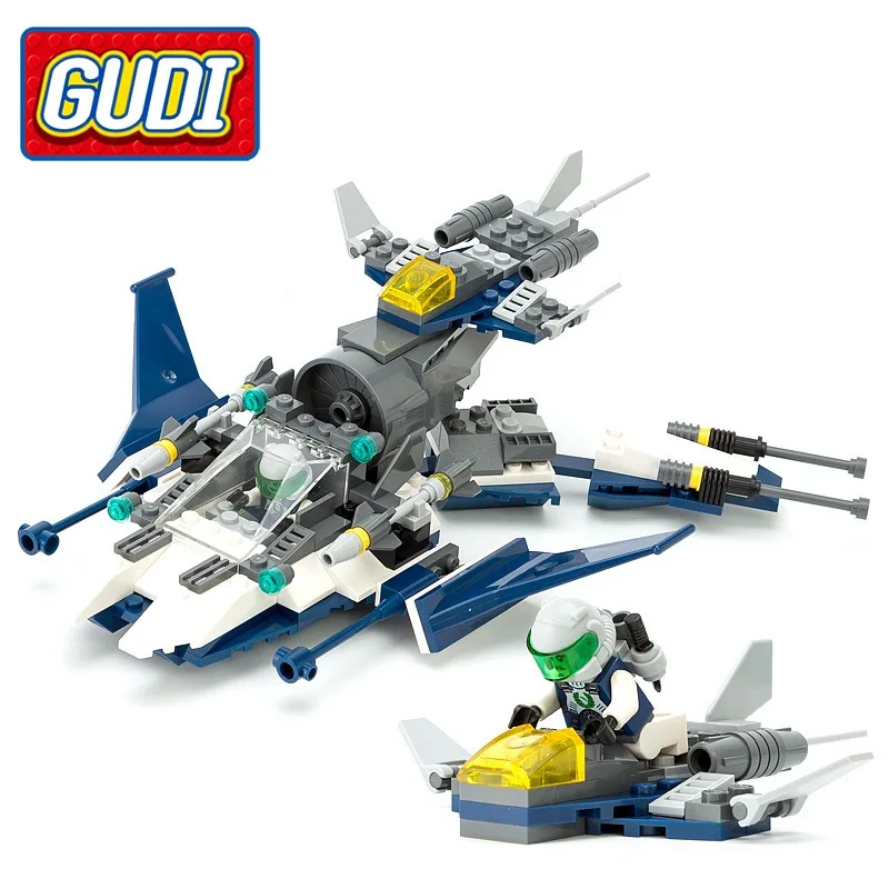 Legoing Technic GUDI Eeath Border Submarine without Box 180 Pcs Mini Bricks Building Blocks Assembled Legoings Toys For Children