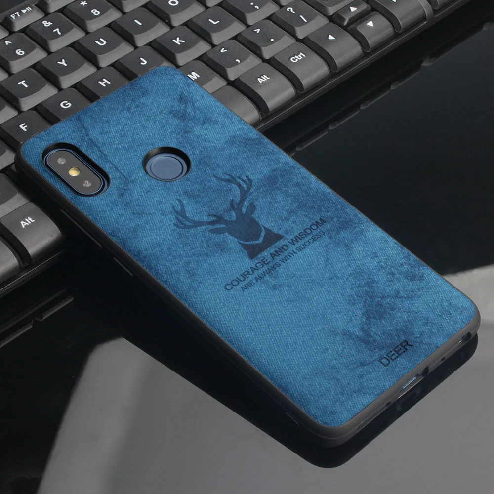 

Xiaomi Redmi Note 5Global Version Case Cover Note 5 Back Cover Soft Silicone Edge PC Fabric Cases Coque Redmi Note 5 Pro Case