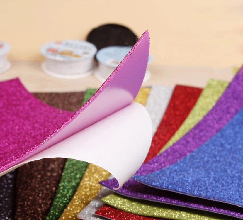 Губка блестит 10 цветов клей пена бумага Золотой порошок блеск порошок поделки из бумаги ручной работы Декор DIY поставщик для детей