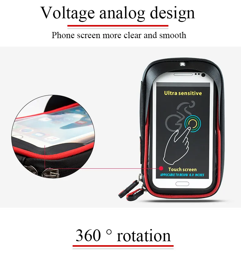 Держатель для телефона, универсальный держатель для велосипеда, мотоцикла, подставка для мобильного телефона, водонепроницаемая сумка для iphone X 8, S8, S9, gps, держатель для велосипеда, сумка на руль