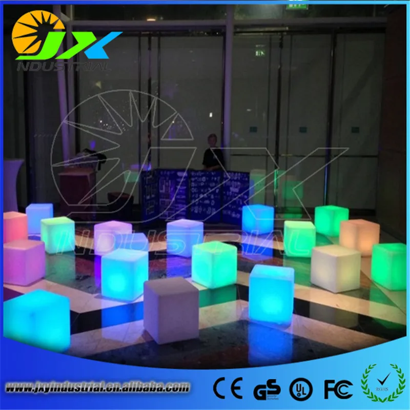 

Free Shipping Best Quality 40*40*40cm Waterproof Garden LED Cube chair