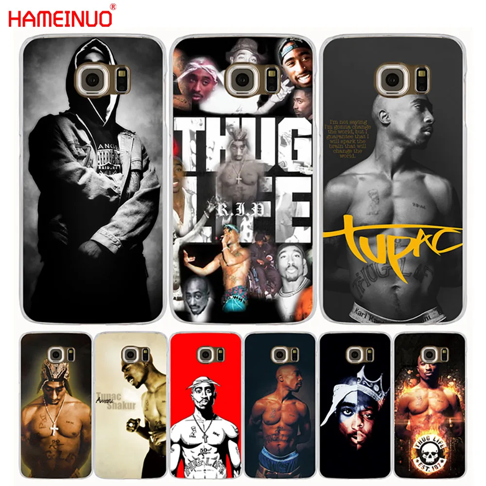HAMEINUO 2pac Tupac и Biggie чехол для сотового телефона Samsung Galaxy S7 edge PLUS S8 S6 S5 S4 S3 MINI |