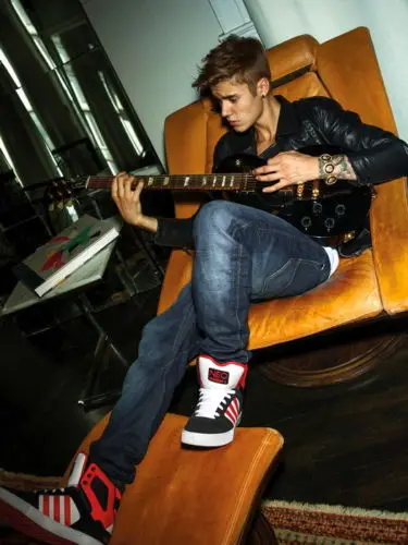 5058 Justin Bieber Gitar Musik Pop Singer-Wall Stiker Art Poster Untuk Home Decor Kanvas Lukisan Sutra