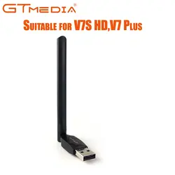 Gtmedia Wi-Fi антенна с USB донгл для Freesat V7 Plus V7S Hd спутниковый приемник Wifi Lan Iptv wi-fi-адаптер