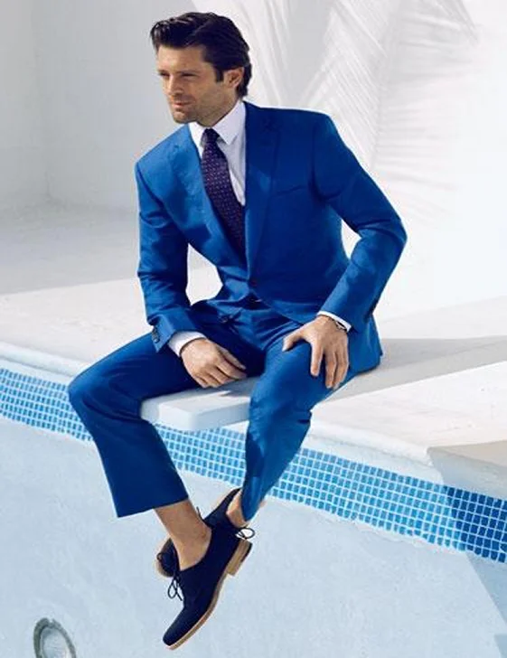  (Jackets+Pants+Bow Tie+Handkerchief) 2017 New Brand Wedding Party Men Business Suits Slim Fit Fashi