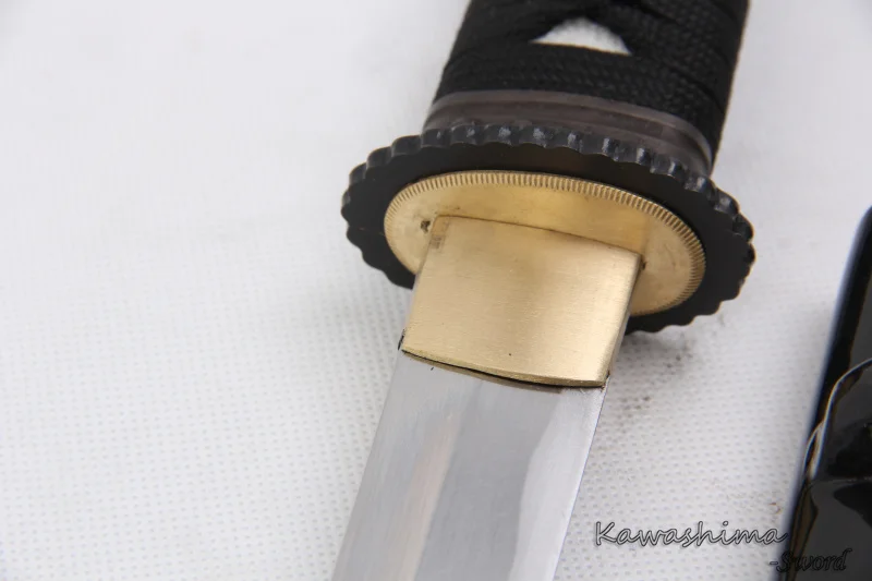 Handmade Samurai Sword Japanese Wakizashi Tanto 1045 Carbon Steel small knife Ready Sharpness Ready For Cutting Paper