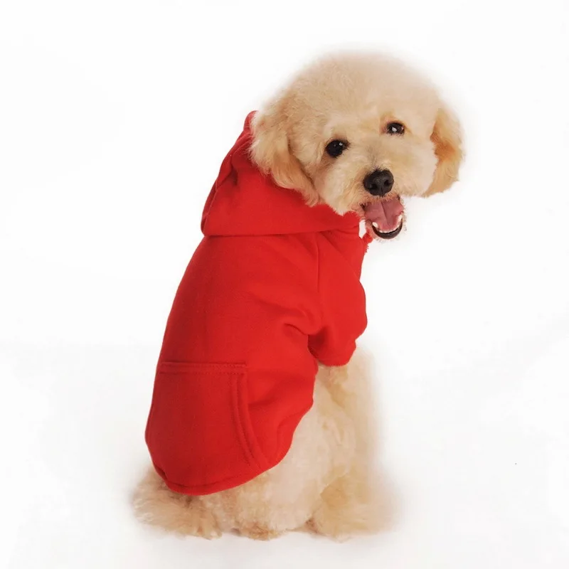 Red,9XL Rdc Pet Adidog Dog Hoodies Clothes,Fleece Jumpsuit Warm Sweater,4 Legs Cotton Jacket Sweat shirt Coat for Small Dog Medium Dog Large Dog 