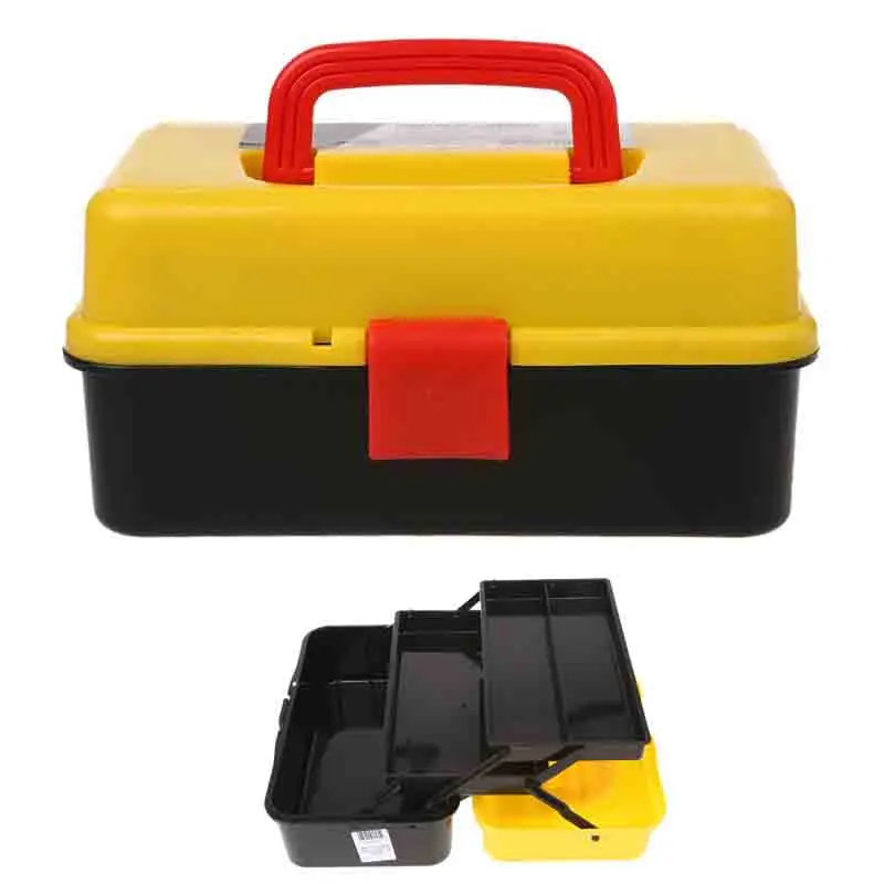 3 Слои складной ящик для хранения инструмента Портативный Оборудование Набор инструментов многофункциональные инструменты для ремонта