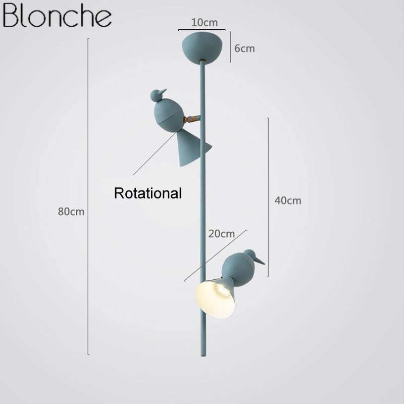 Современные подвесные светильники с птицами, скандинавские светодиодные светильники для декора чердака, подвесной светильник для столовой, спальни, подвесные светильники для дома