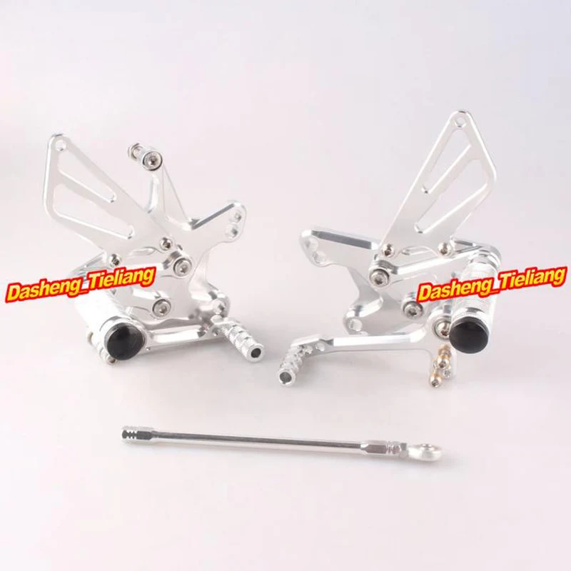 Motorcycle Adjustable Foot Pegs Rear Set Foot Rests Replacement Parts For Kawasaki Ninja ZX10R 2011-2012 High Quality