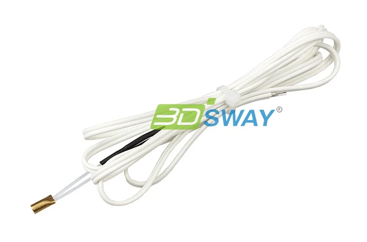 NTC 100k thermistor 39501% accuracy with brass sleeve fixed protection for 3D Printer.jpg