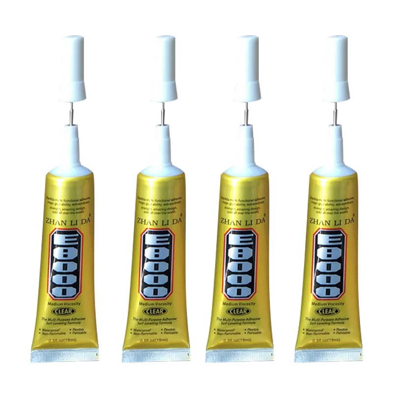 

2019 E8000 Clear Adhesive Sealant Glue for DIY Phone Border Diamond Clothes #5