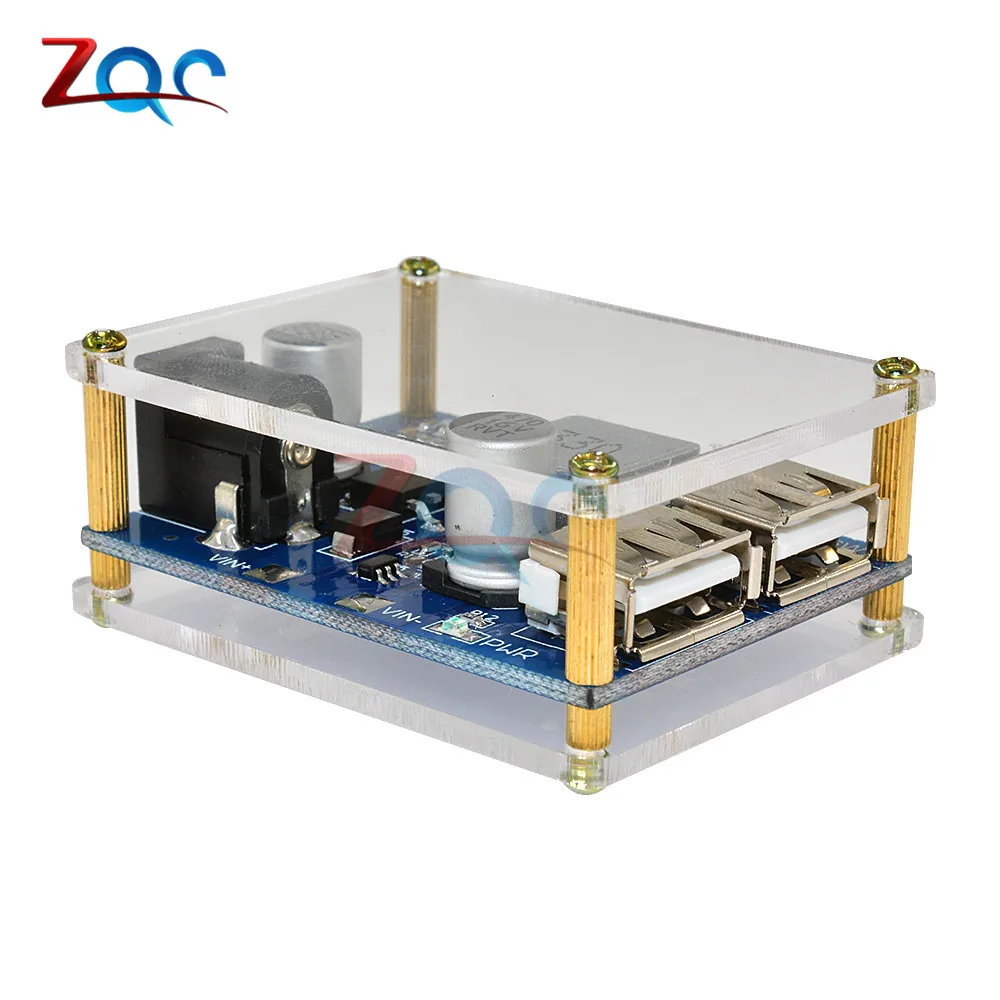 DC 9V 12V 24V 36V to 5V 5A двойной USB выход понижающий преобразователь модуль питания