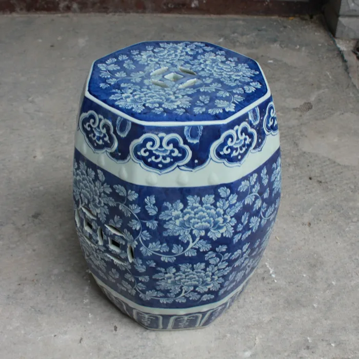  Antique Stool For Dressing Table Drum Stool Chinese Porcelain Garden Stool Ceramic jingdezhen antique chinese drum stool (4)