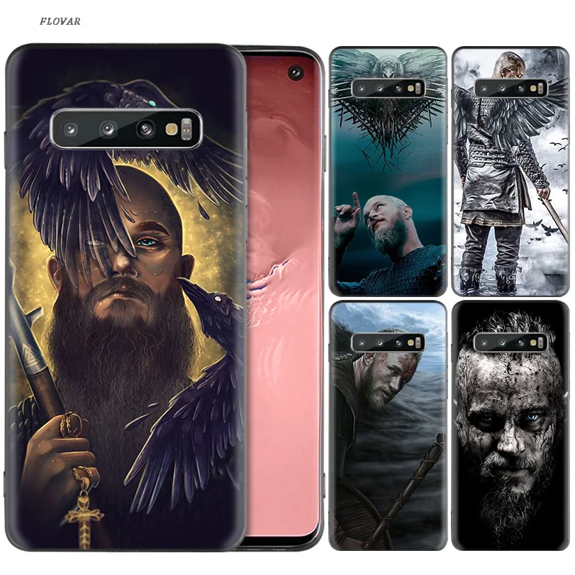

Ragnar Lothbrok Vikings Silicone Case For Samsung Galaxy A70 A50 M30 S10 Plus S10E M20 M10 A40 A30 A20 A10 A20E Cover Coque