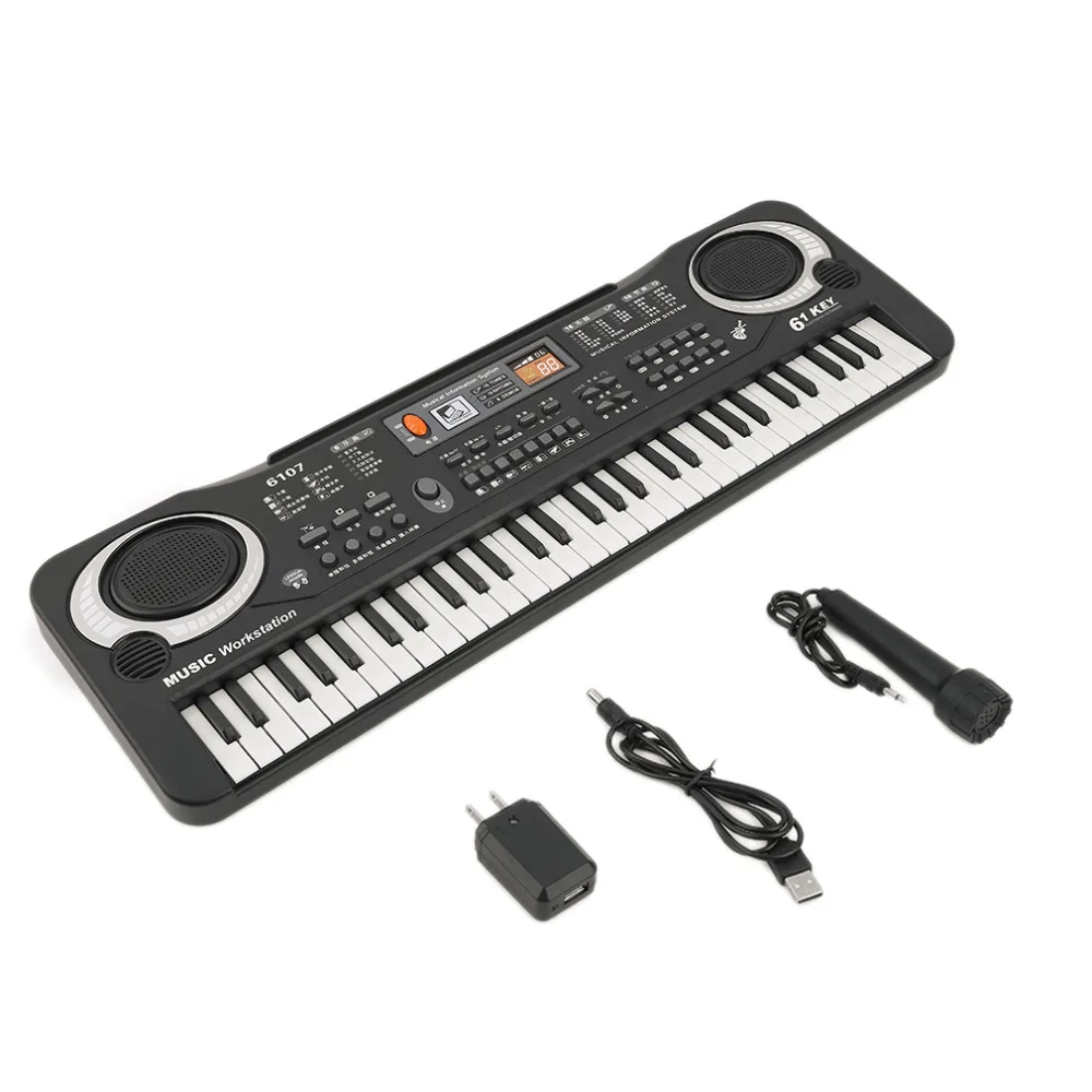 Image 61 Keys Digital Music Electronic Keyboard Key Board Gift Electric Piano Gift new arrival Hot Sale