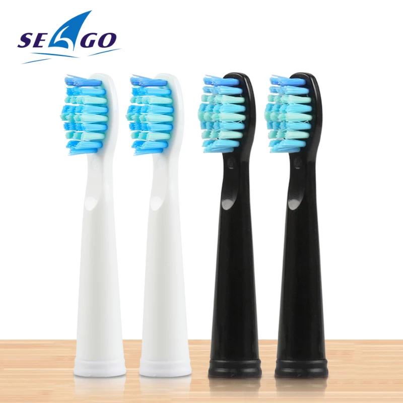 SEAGO Electric Toothbrush Heads Sonic Replacement Brush Heads Fits for SG515/SG551/SG958/SG910/E2/E4/SG917 with Faded Bristles SEAGO Electric Toothbrush Heads Sonic Replacement Brush Heads Fits for SG515/SG551/SG958/SG910/E2/E4/SG917 with Faded Bristles