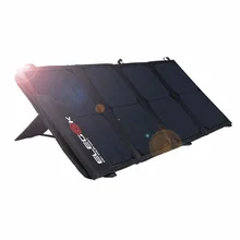 SUNWALK ELEGEEK 22W 5V Dual USB Solar Panel Charger Foldable Waterproof Solar Battery Charger with Storage bag for Outdoor