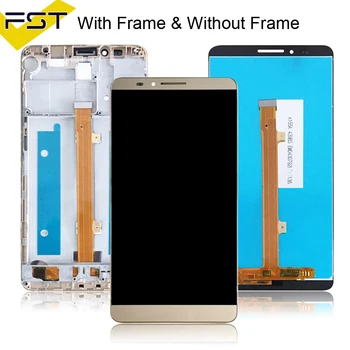 

100% Tested LCD For HUAWEI Mate 7 LCD Display With Touch Screen Digitizer Assembly With Frame Replacement Parts MT7-TL00