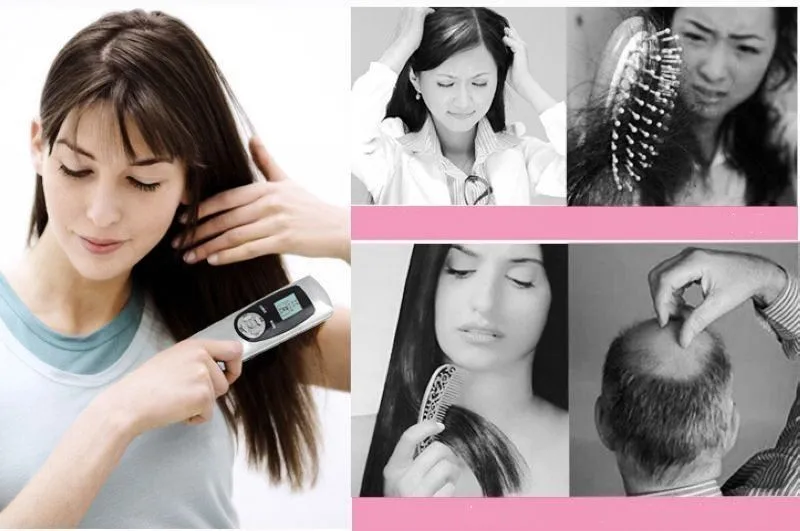 2016 New Arrival Comb Kit Power Grow Laser Cure Loss Therapy Laser Hair Comb massager Comb Brush 3