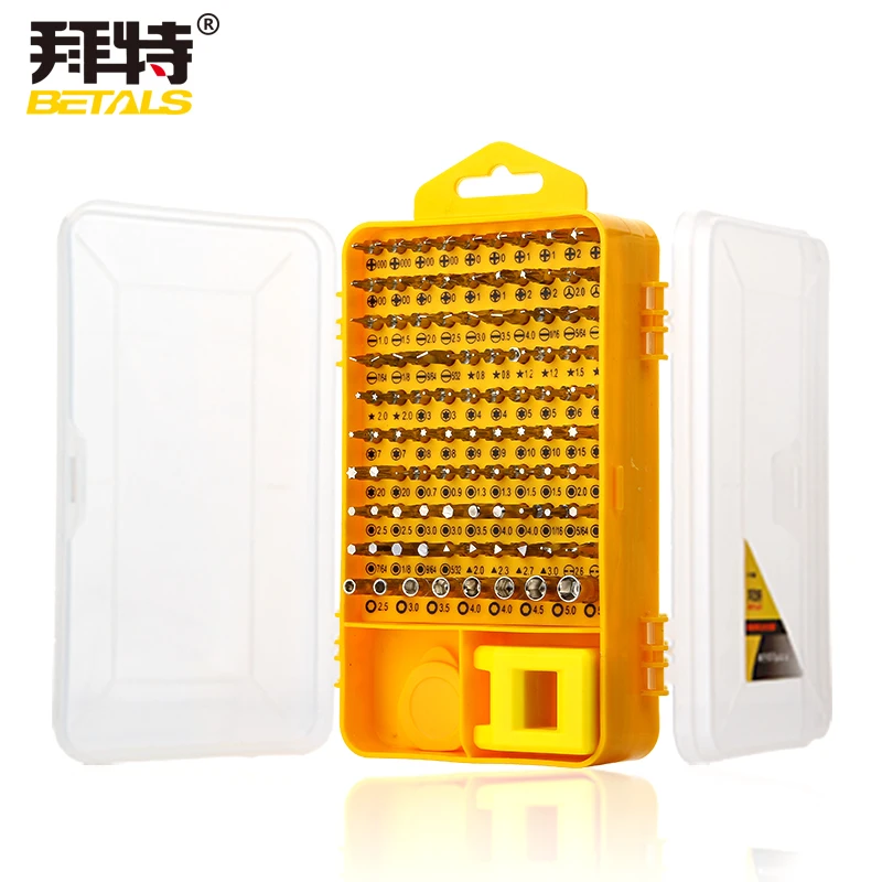 Betals Thương Hiệu 108 trong 1 Screwdriver Thiết Multi-function cụ sửa chữa máy tính công cụ Cần Thiết Kỹ Thuật Số điện thoại di động sửa chữa