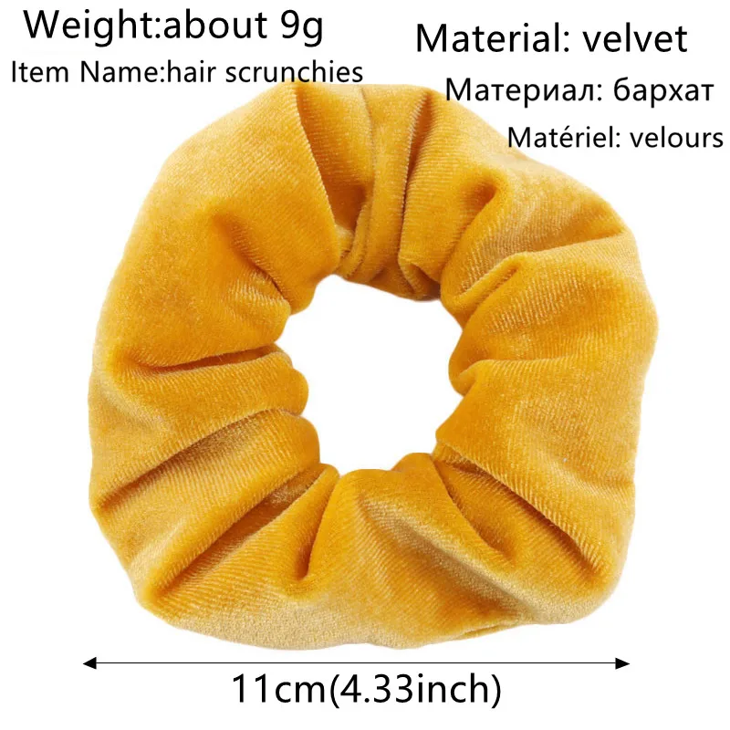 Для женщин бархат резинка для волос аксессуары; черный цвет; эластичная повязка на голову для девочек; мини-юбка для девочек; резинка для волос из мода женский головной убор женское украшение на голову