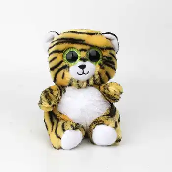 

15cm Big Eyes Bear panda leopard Plush Toy Doll Baby Girl Birthday Gift Stuffed & Plush Animals Stuffed Animals & Plush