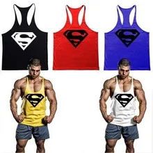 Zogaa тренажерные залы костюмы Singlet Y назад майка Супермен Спортивная тренировочная Топ без рукавов, майка майки рубашка тренажерный зал фитнес