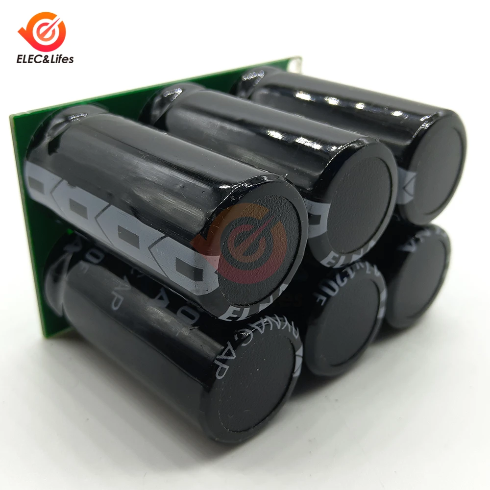 16V 20F(= 6*2,7 V 120F) фарад конденсатор Электронный Ultracapacitor двигатель батарея стартер автомобиля супер конденсатор с защитной платой