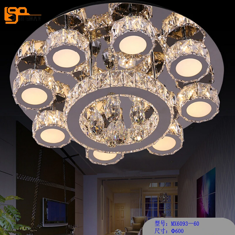 novelty design LED ceiling lamp crystal lamp LED ceiling light AC110-220V modern home lighting