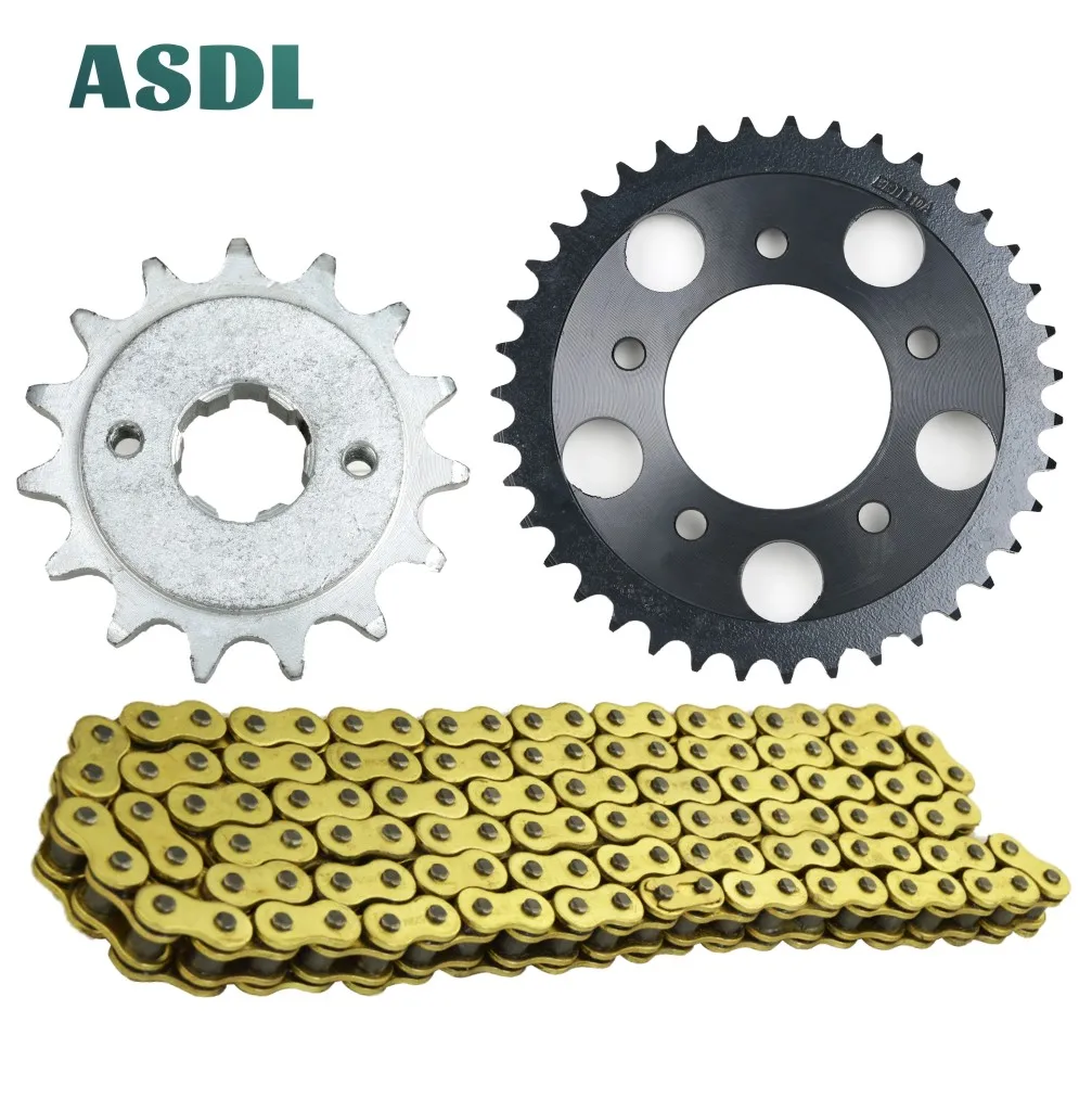 

525 15T 39T Motorcycle Motor Best Drive Chain and Front Rear Sprocket Set For Honda GB400 GB 400 15 39 Teeth