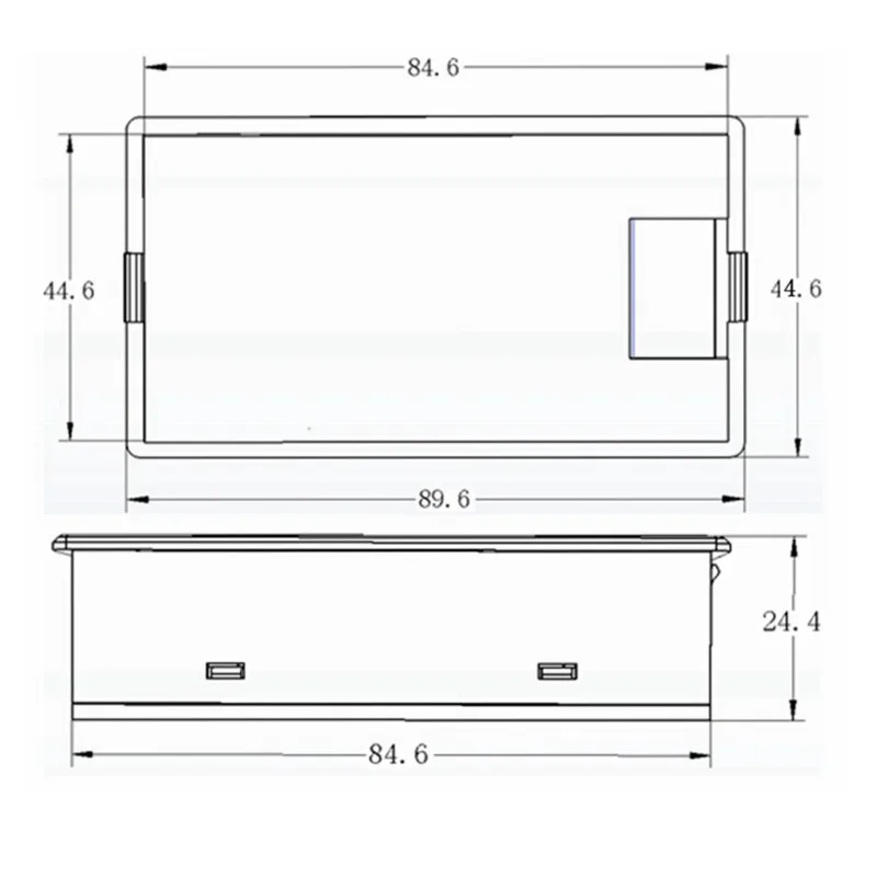 AC 80-260 V/100A Цифровой вольтметр-Амперметр AC Ток Напряжение Мощность ватт счетчик энергии для контроля уровня сахара в крови с трансформатор синий Подсветка