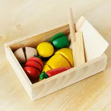 Exempt postage, supply wooden toys, wooden fruit after the game, children play toys, green pepper fruit Carrot etc.