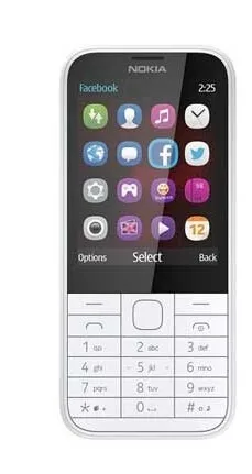 Разблокированный Nokia 225 одноядерный 2,8 дюйма 2МП камера 2G GSM FM Bluetooth Mp3 плеер мобильный телефон