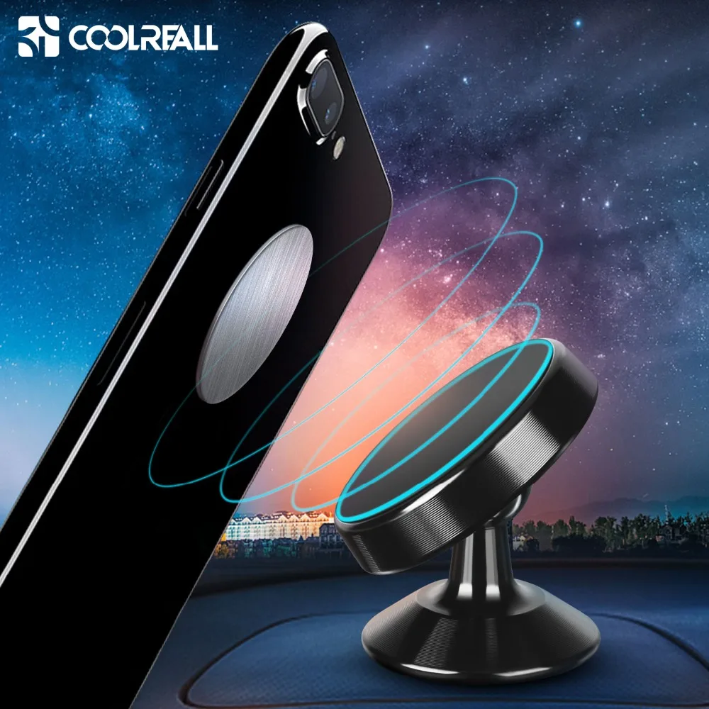 Магнитный автомобильный держатель Coolreall для iPhone XS X Xiaomi магнитный универсального