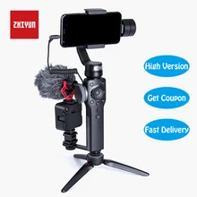 Zhiyun Smooth 4 карданный 3-осевой Ручной Стабилизатор Камера крепление для iPhone и samsung& huawei& Mi& Gopro экшн Камера Gimbal