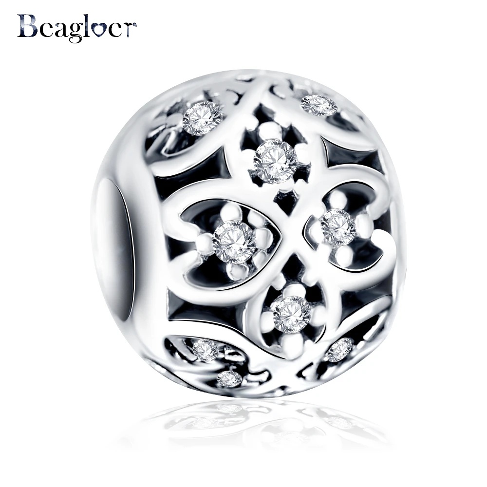 

Beagloer Brand 100% 925 Sterling Silver Christmas Style Bead Charm Fit Original Handmade Bracelet Authentic DIY Jewelry PSMB0552