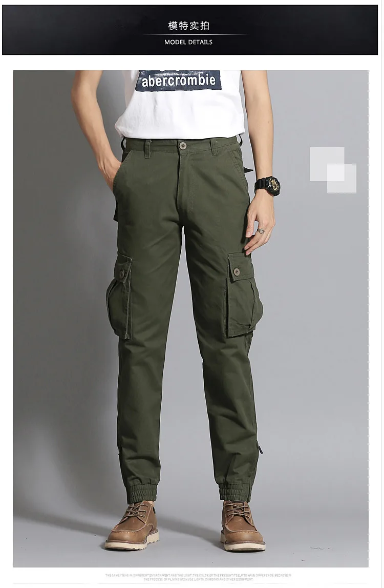 Модные брюки-карго Для мужчин свободные брюки-багги Для Мужчин's Брюки Повседневная одежда мужская одежда Для мужчин s брюки, расцветка