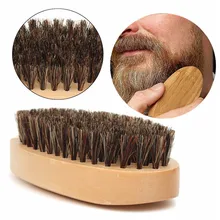 Мужской Специальный дикий Кабан щетина овальная щетка для бороды расческа набор расчесок для бороды набор для ухода за гребнем инструмент для бороды бамбуковая щетка