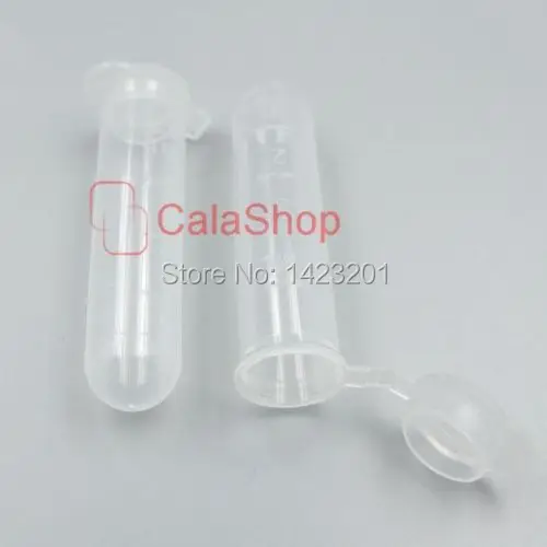 

50 pcs / Lot 5ml Plastic Centrifuge Tubes Clear Sample Containers Vials Fragrance Beads