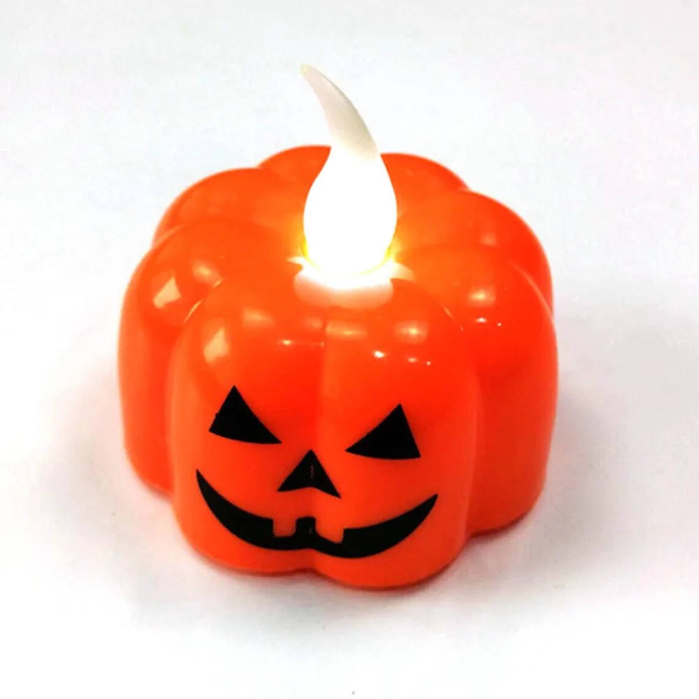 Classic Candle Lantern Pumpkin Design Small LED Durable Indoor Lamp Halloween Party Decoration Hot Sale | Дом и сад