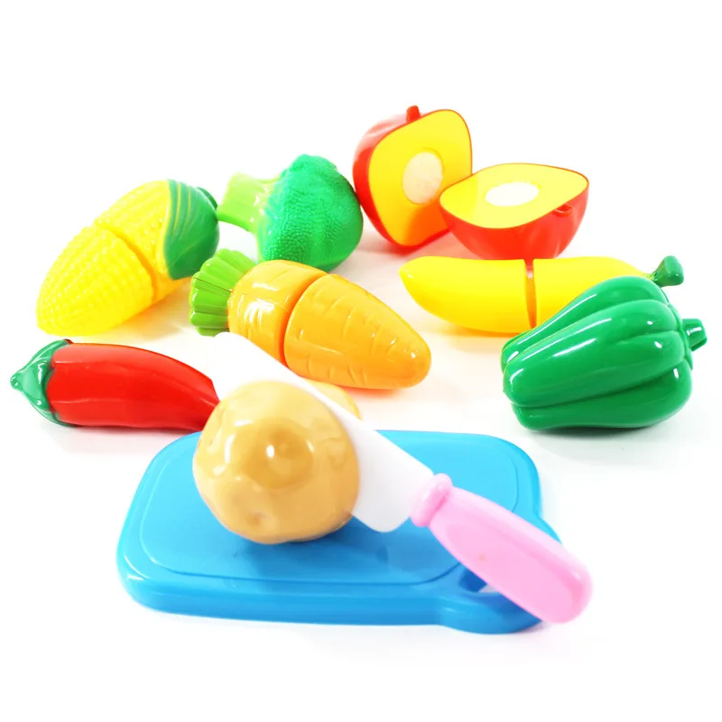 

1 pcs Children's Kitchen Toys Plastic Simulation Food Pretend Play Early Education Toy For kids Gift