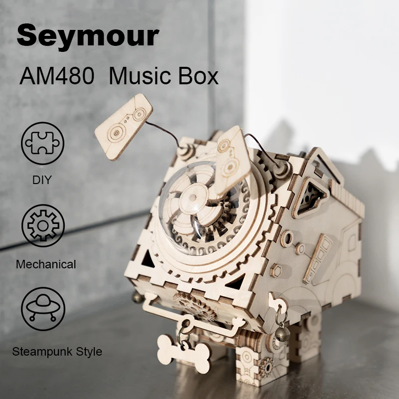 music box wooden puzzle
