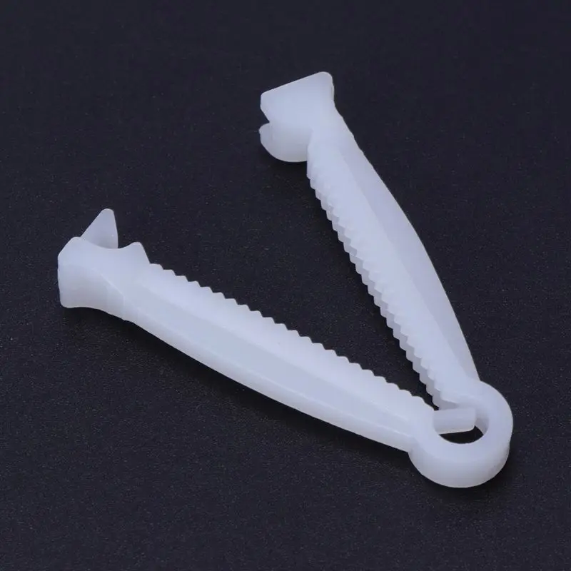 10pcs Pig Umbilical Cord Clip Clamp Disposable Whelping Farm Ranch Supplies animal cage clamp plastic poultry leg clips