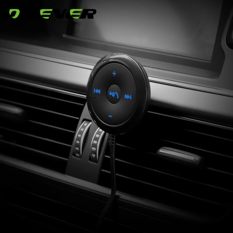 

Onever Car 3.5mm Bluetooth Receiver Music Audio Receiver Adapter Hands-free Car Kit A2DP Streaming Kit Support aptX Decode