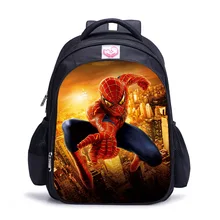 New 16 inch cartoon spiderman brand school bags for boys pupils bag little children’s backpack school book bag mochilas