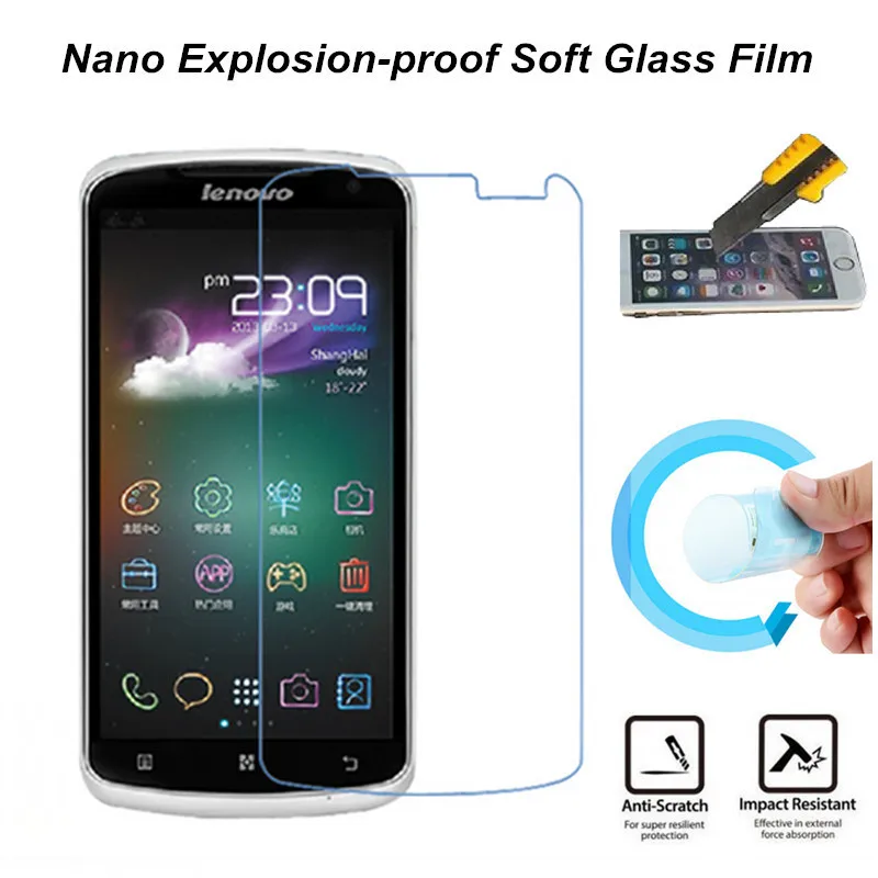 Ultra Clear Nano Explosion-proof Soft Glass Screen Protector Film for Lenovo S920 | Мобильные телефоны и аксессуары